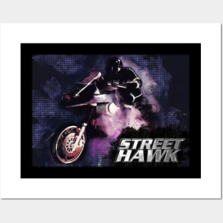 Sketchy Street Hawk Posters and Art